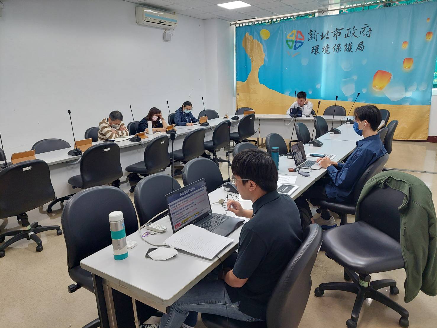 新北市營建工程空污費徵收及污染管制宣導說明會(第二場) 活動照片共四張